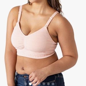 Kindred Bravely Sublime hands free nursing and pumping bra in pink